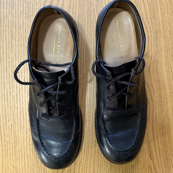 Rolling Dub Trio Coupen Low Moc - All Black Horsehide - Picture 6 of 9